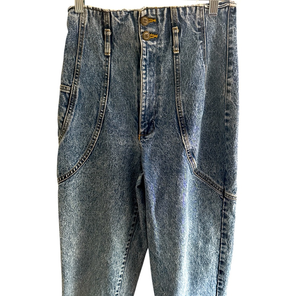 Rio Vintage Women’s Medium Wash High Waisted Jeans‎ Size 9 Tapered Legs 80s
